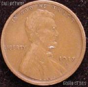 1917-S Wheat Penny Lincoln Wheat Cent Circulated G-4 or Better