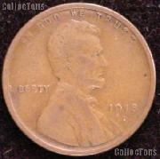 1918-D Wheat Penny Lincoln Wheat Cent Circulated G-4 or Better