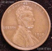 1919-S Wheat Penny Lincoln Wheat Cent Circulated G-4 or Better