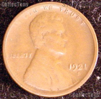 1921-S Wheat Penny Lincoln Wheat Cent Circulated G-4 or Better