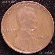 1924-D Wheat Penny Lincoln Wheat Cent Circulated G-4 or Better RARE DATE
