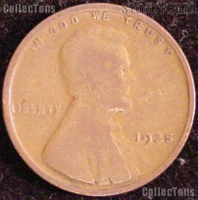 1925 Wheat Penny Lincoln Wheat Cent Circulated G-4 or Better