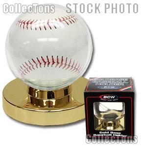 Baseball Display by BCW Gold Base Baseball Holder