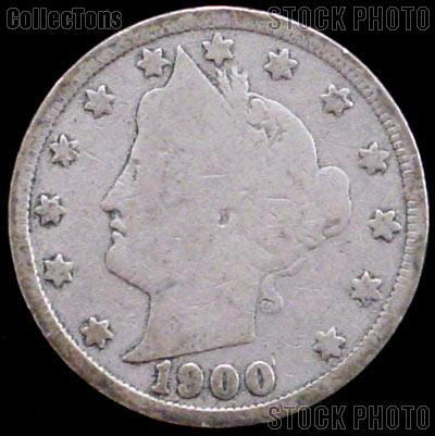 1900 Liberty Head V Nickel G-4 or Better