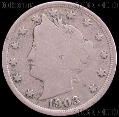 1903 Liberty Head V Nickel G-4 or Better