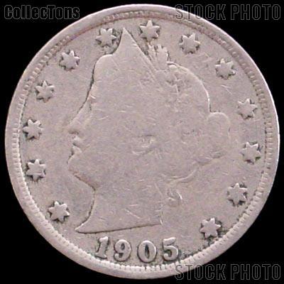 1905 Liberty Head V Nickel G-4 or Better