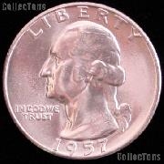 1957 Washington Silver Quarter Gem BU (Brilliant Uncirculated)