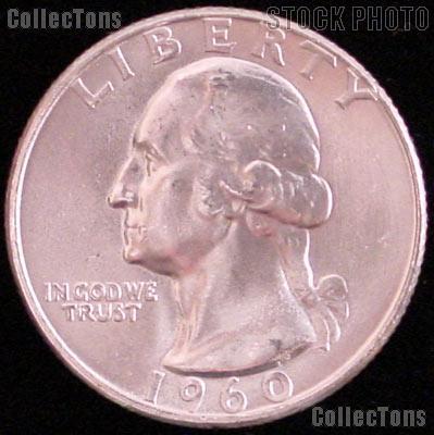1960 Washington Silver Quarter Gem BU (Brilliant Uncirculated)