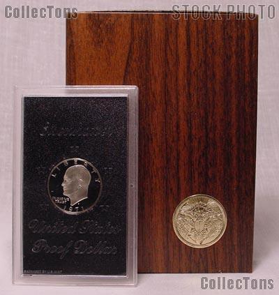 1971-S BROWN IKE SILVER DOLLAR * Proof in Box