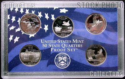 2004 Washington State Quarter Proof Set - 5 Coins