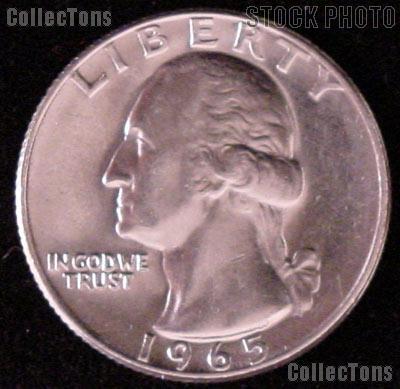 1965 Washington Quarter Gem BU (Brilliant Uncirculated)