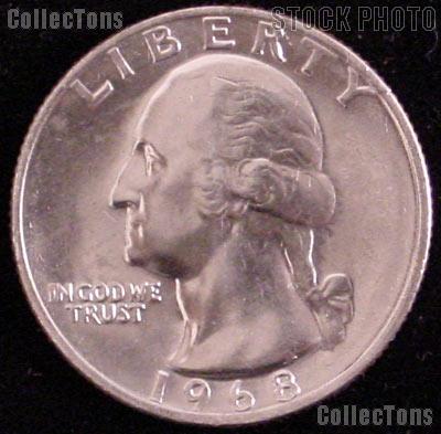 1968 Washington Quarter Gem BU (Brilliant Uncirculated)