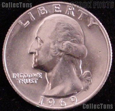 1969 Washington Quarter Gem BU (Brilliant Uncirculated)