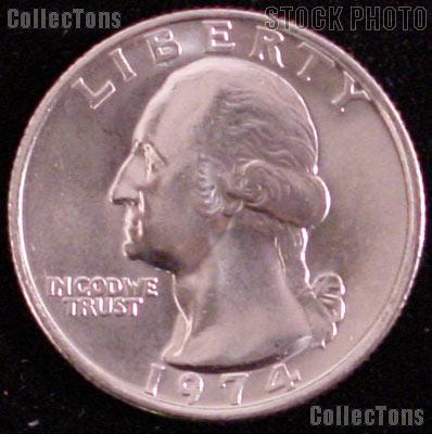 1974 Washington Quarter Gem BU (Brilliant Uncirculated)