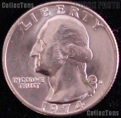 1974-D Washington Quarter Gem BU (Brilliant Uncirculated)