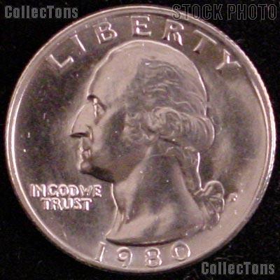 1980-P Washington Quarter Gem BU (Brilliant Uncirculated)