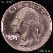 1980-P Washington Quarter Gem BU (Brilliant Uncirculated)