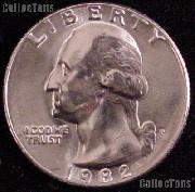 1982-P Washington Quarter Gem BU (Brilliant Uncirculated)