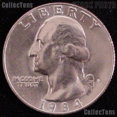 1984-P Washington Quarter Gem BU (Brilliant Uncirculated)