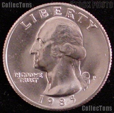 1985-P Washington Quarter Gem BU (Brilliant Uncirculated)