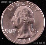 1987-D Washington Quarter Gem BU (Brilliant Uncirculated)