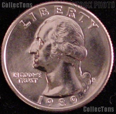 1989-P Washington Quarter Gem BU (Brilliant Uncirculated)