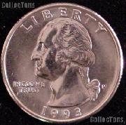 1993-P Washington Quarter Gem BU (Brilliant Uncirculated)