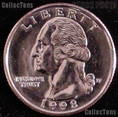 1998-D Washington Quarter Gem BU (Brilliant Uncirculated)