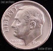 1949 Roosevelt Silver Dime Gem BU (Brilliant Uncirculated)