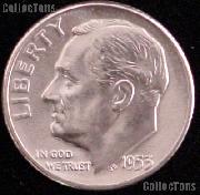 1953 Roosevelt Silver Dime Gem BU (Brilliant Uncirculated)