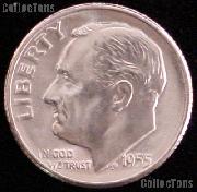 1955 Roosevelt Silver Dime Gem BU (Brilliant Uncirculated)