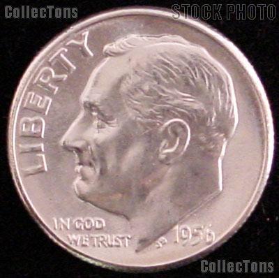 1956 Roosevelt Silver Dime Gem BU (Brilliant Uncirculated)