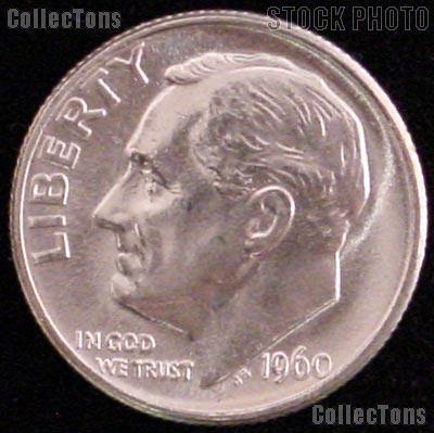 1960 Roosevelt Silver Dime Gem BU (Brilliant Uncirculated)