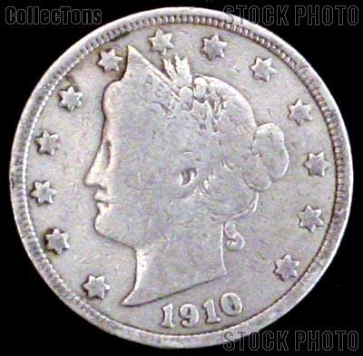 1910 Liberty Head V Nickel G-4 or Better