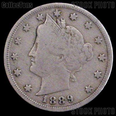 1889 Liberty Head V Nickel G-4 or Better