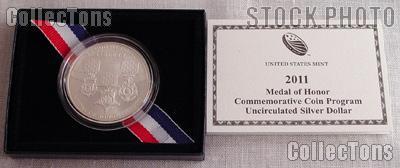 2011-S Medal of Honor Uncirculated (BU) Commemorative Silver Dollar