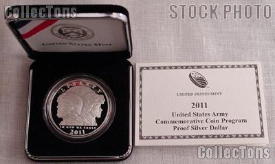 2011-P United States Army Commemorative Proof Silver Dollar