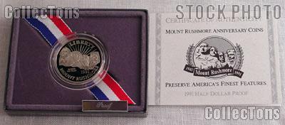 1991-S Mount Rushmore Commemorative Proof Half Dollar