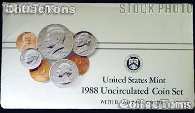 1988 U.S. Mint Uncirculated Set - 10 Coins