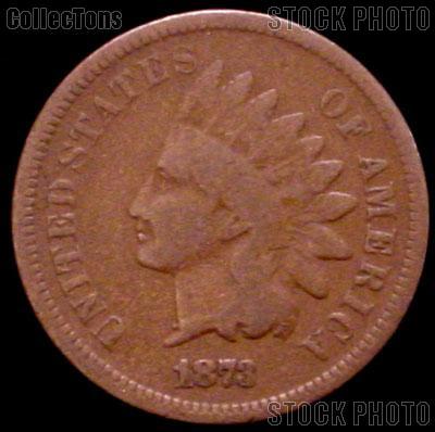1873 Indian Head Cent Variety 3 Bronze G-4 or Better Indian Penny