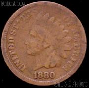 1880 Indian Head Cent Variety 3 Bronze G-4 or Better Indian Penny