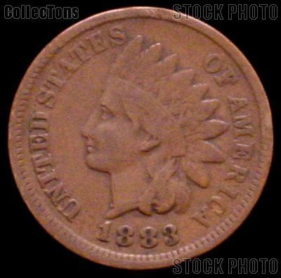 1883 Indian Head Cent Variety 3 Bronze G-4 or Better Indian Penny