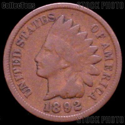 1892 Indian Head Cent Variety 3 Bronze G-4 or Better Indian Penny