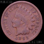 1893 Indian Head Cent Variety 3 Bronze G-4 or Better Indian Penny