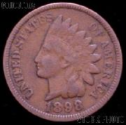 1898 Indian Head Cent Variety 3 Bronze G-4 or Better Indian Penny