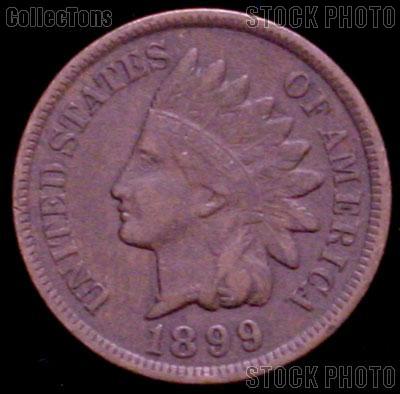 1899 Indian Head Cent Variety 3 Bronze G-4 or Better Indian Penny