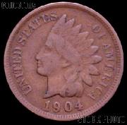 1904 Indian Head Cent Variety 3 Bronze G-4 or Better Indian Penny