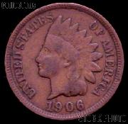 1906 Indian Head Cent Variety 3 Bronze G-4 or Better Indian Penny