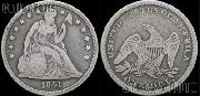 Liberty Seated No Motto Dollar 1840-1865
