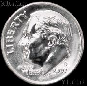 2007-D Roosevelt Dime Gem BU (Brilliant Uncirculated)